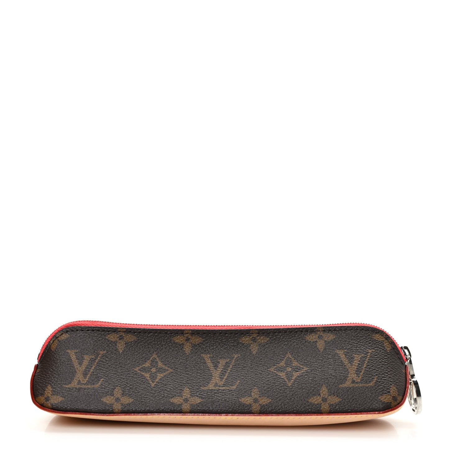 Monogram Elizabeth Pencil Pouch Red