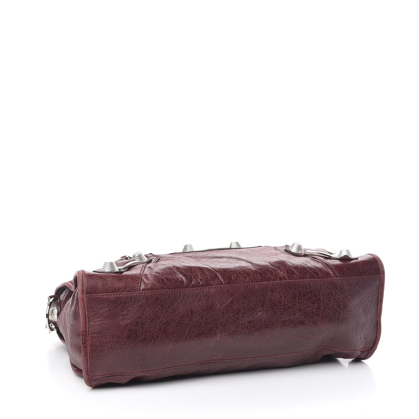 Agneau Giant 21 Silver Hardware City Dark Wine