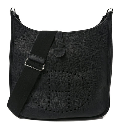 Hermes Taurillon Clemence Evelyne III GM Black 1 of 10