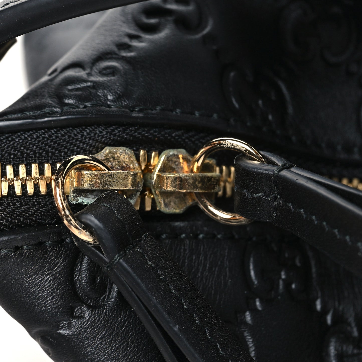Guccissima Signature Large Linea A Hobo Black