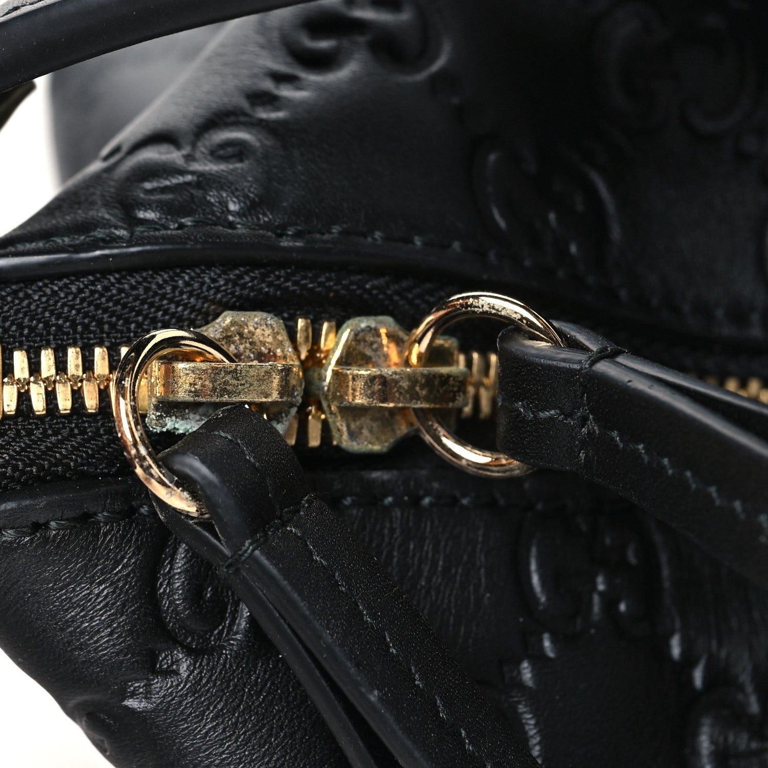 Gucci Guccissima Signature Large Linea A Hobo Black 11 of 12