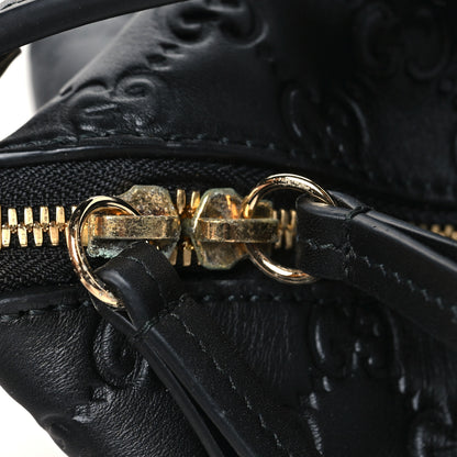 Gucci Guccissima Signature Large Linea A Hobo Black 11 of 12