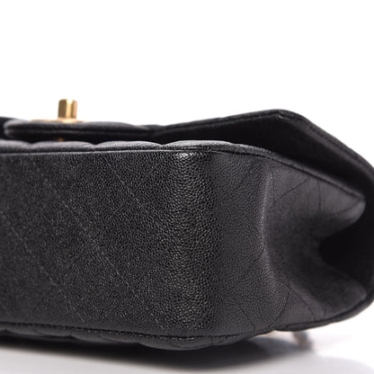 Chanel Caviar Quilted Mini Top Handle Rectangular Flap Black 6 of 10