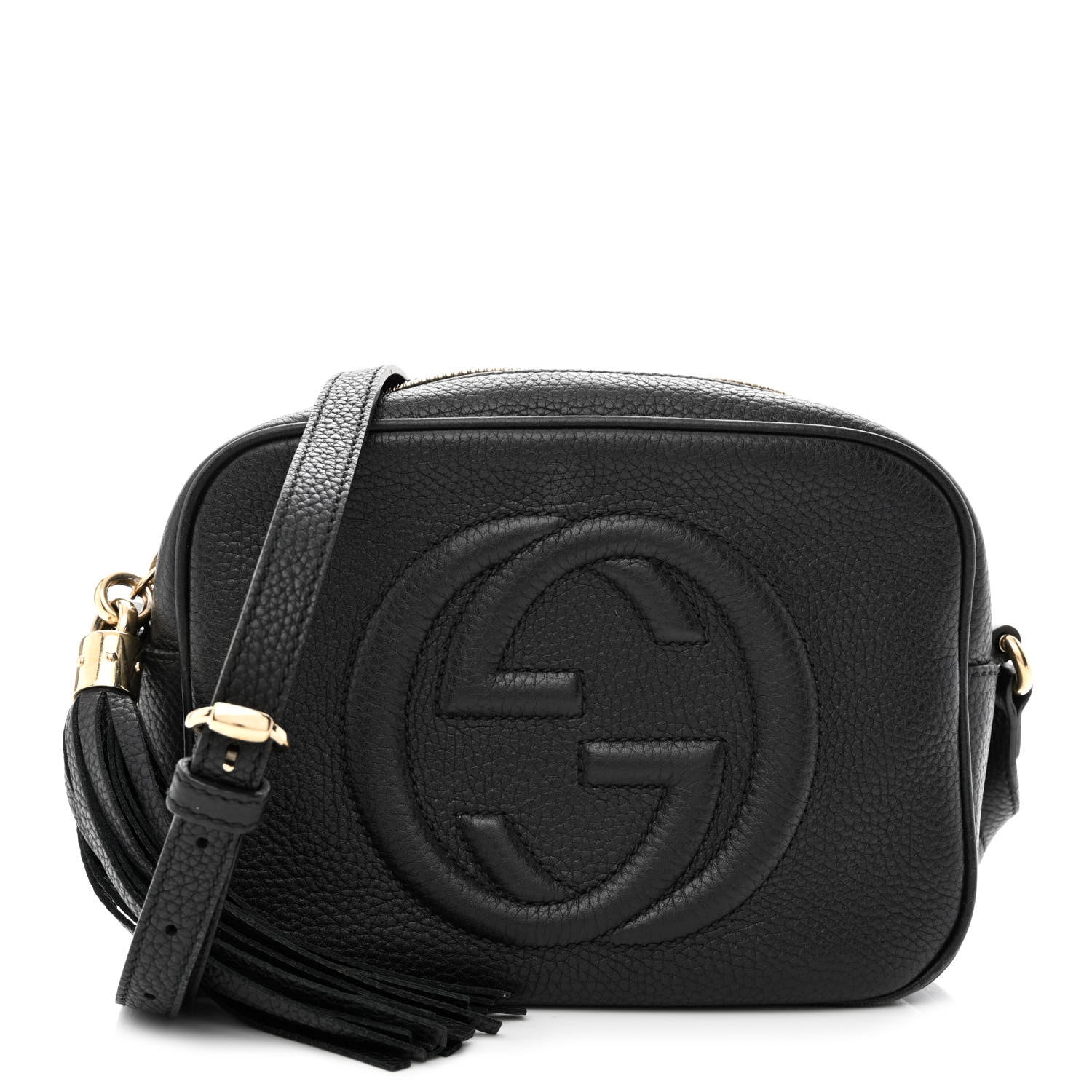 Gucci Pebbled Calfskin Small Soho Disco Bag Black 1 of 10