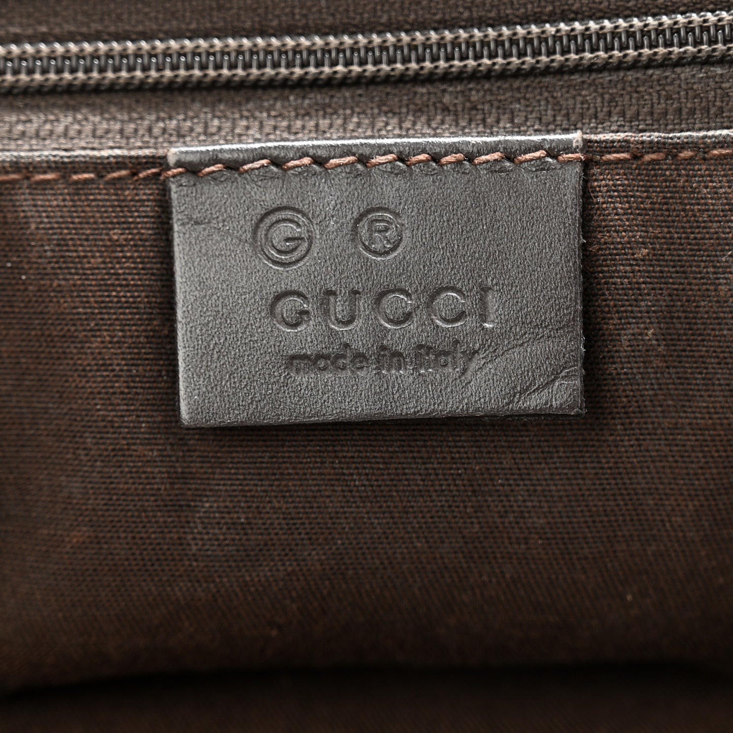 Monogram Large Tote Dark Brown