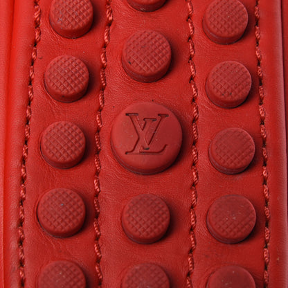 Louis Vuitton Calfskin Oxford Ballerina Flats 37 Red 8 of 16