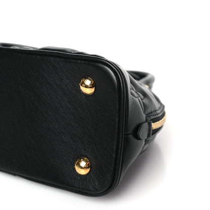 Louis Vuitton Calfskin Bubblegram Alma BB Black 8 of 8
