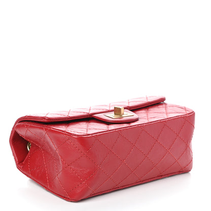 Chanel Aged Calfskin Quilted 2.55 Reissue Mini Flap Red 4 of 9
