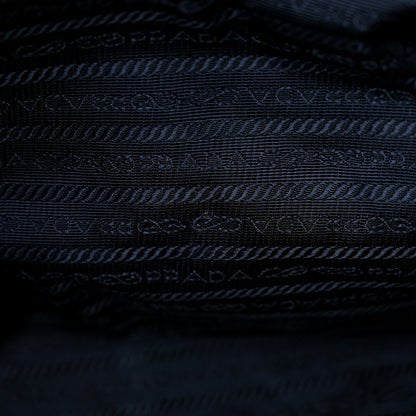 Prada Tessuto Nylon Saffiano Tote Blue 12 of 18