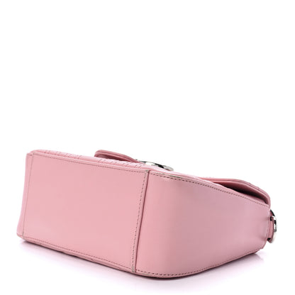 Gucci Calfskin Matelasse Mini GG Marmont Top Handle Shoulder Bag Wild Rose 10 of 12