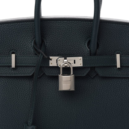 Hermes Togo Birkin 25 Vert Cypress 7 of 9