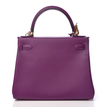 Hermes Evercolor Kelly Retourne 28 Anemone 4 of 40