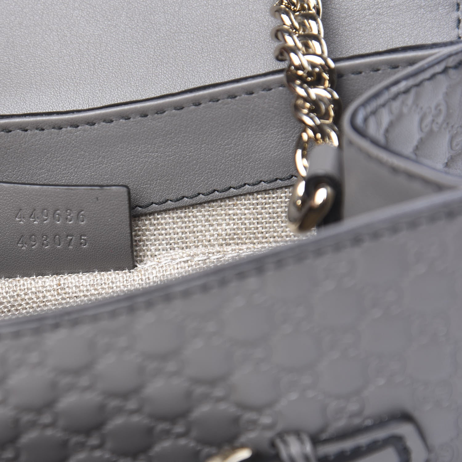 Gucci Soft Microguccissima Mini Emily Chain Shoulder Bag Loess 6 of 9