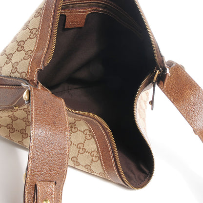 Gucci Monogram Pelham Studded Shoulder Bag Brown 5 of 7
