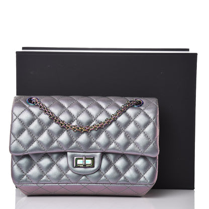Chanel Iridescent Lambskin Quilted 2.55 Reissue 225 Flap Light Purple 11 of 11