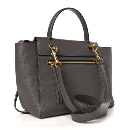 Celine Grained Calfskin Micro Belt Bag Grey 3 of 12