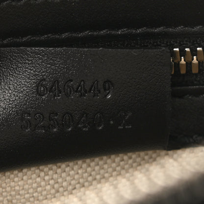 Gucci Calfskin GG Tennis Embossed Zip Pouch Black 7 of 7