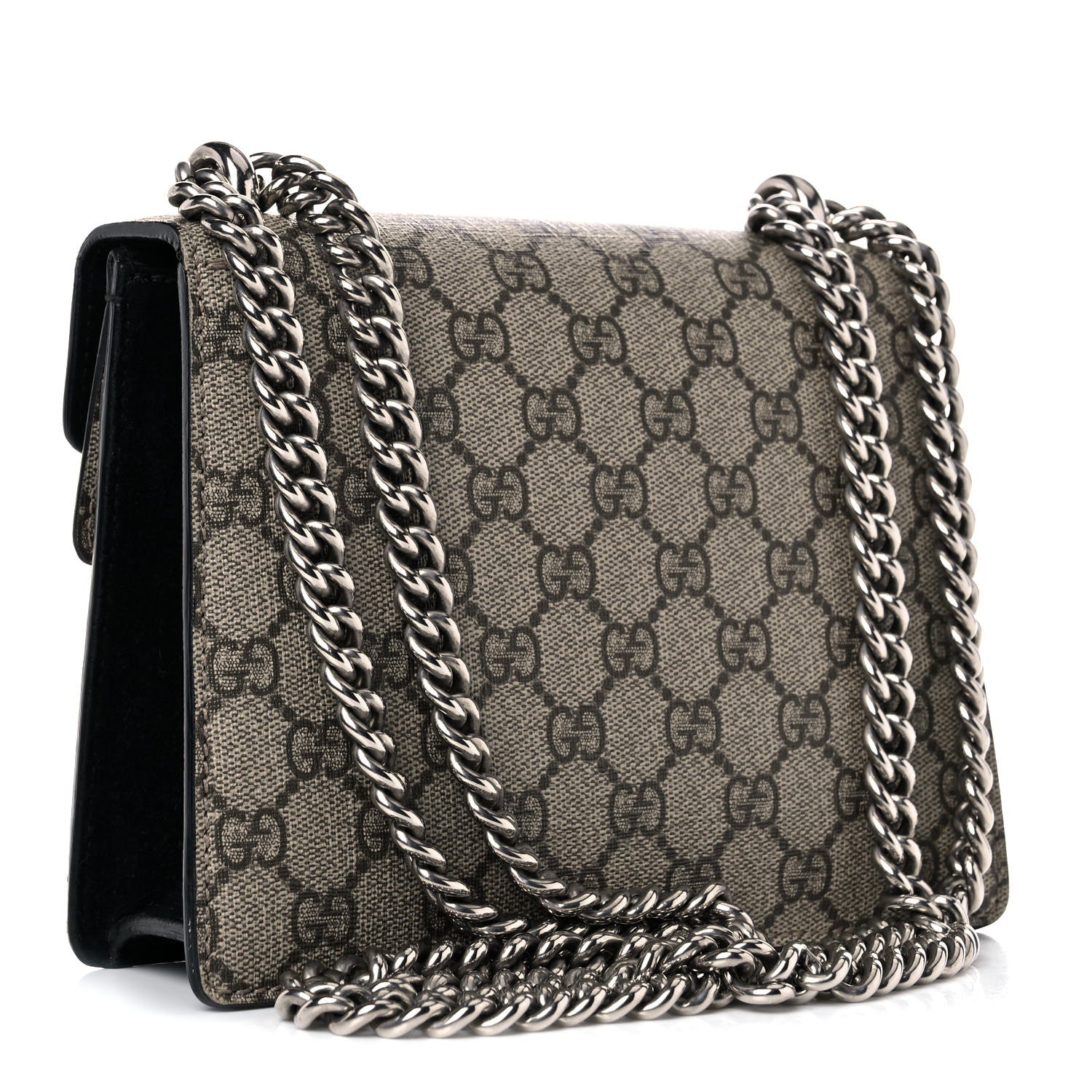 Gucci GG Supreme Monogram Mini Dionysus Shoulder Bag Black 2 of 21