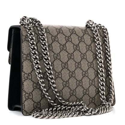 Gucci GG Supreme Monogram Mini Dionysus Shoulder Bag Black 2 of 21
