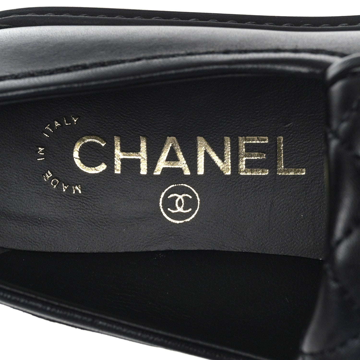Chanel Lambskin Quilted CC Turnlock Loafers 36 Black 8 of 10