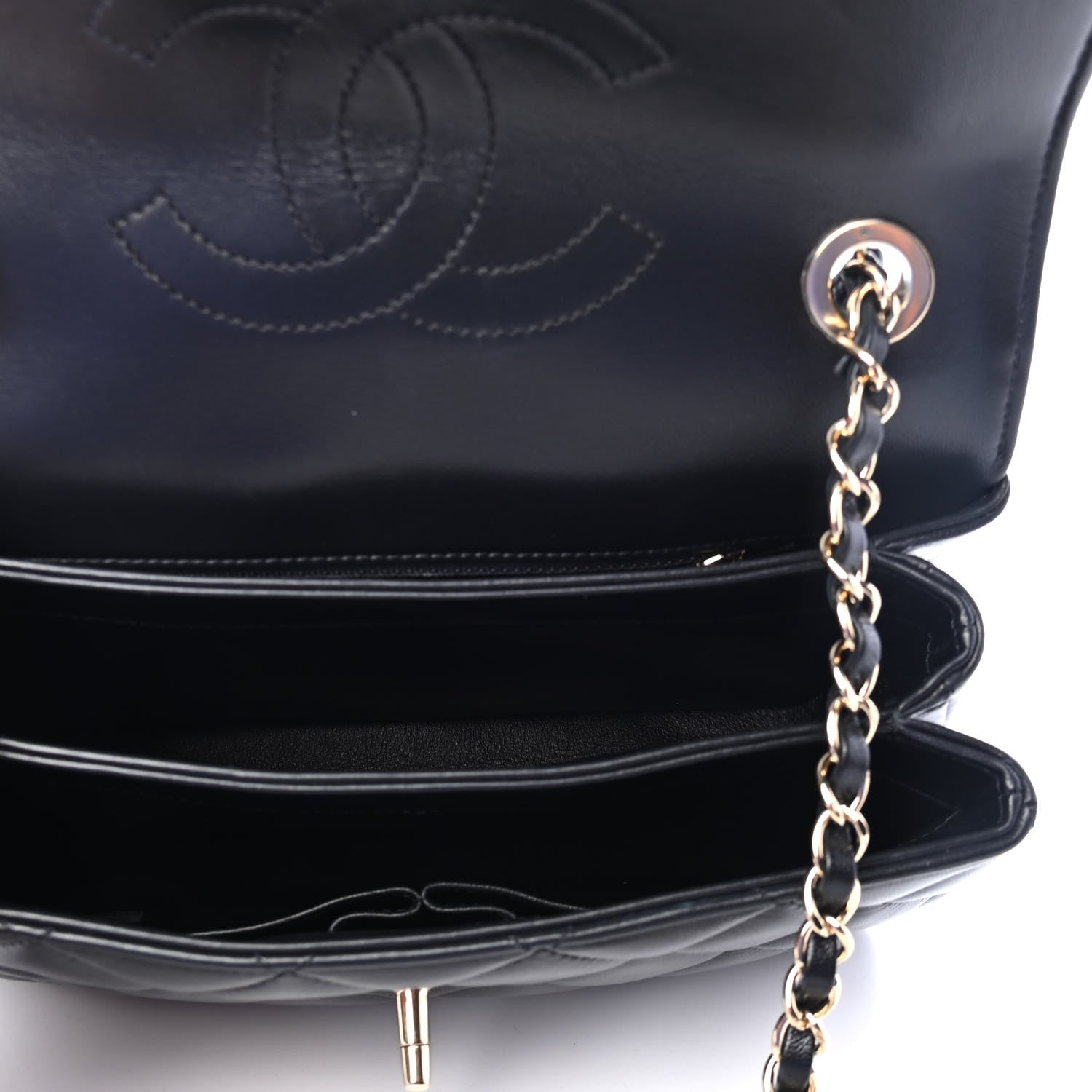Chanel Lambskin Quilted Small Trendy CC Dual Handle Flap Bag Black 4 of 4