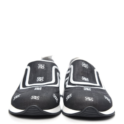 Fendi Mesh FF Karligraphy Slip On Sneakers 39 Black 2 of 7