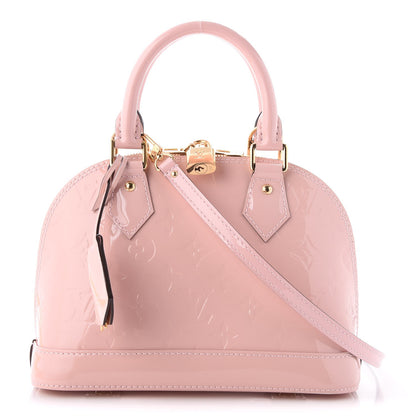 Louis Vuitton Vernis Alma BB Rose Ballerine 1 of 8