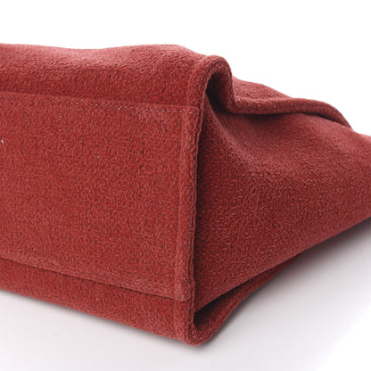Chanel Lurex Boucle Large Deauville Tote Red 8 of 9