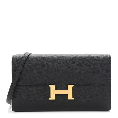 Hermes Epsom Constance Wallet To Go Black 1 of 8