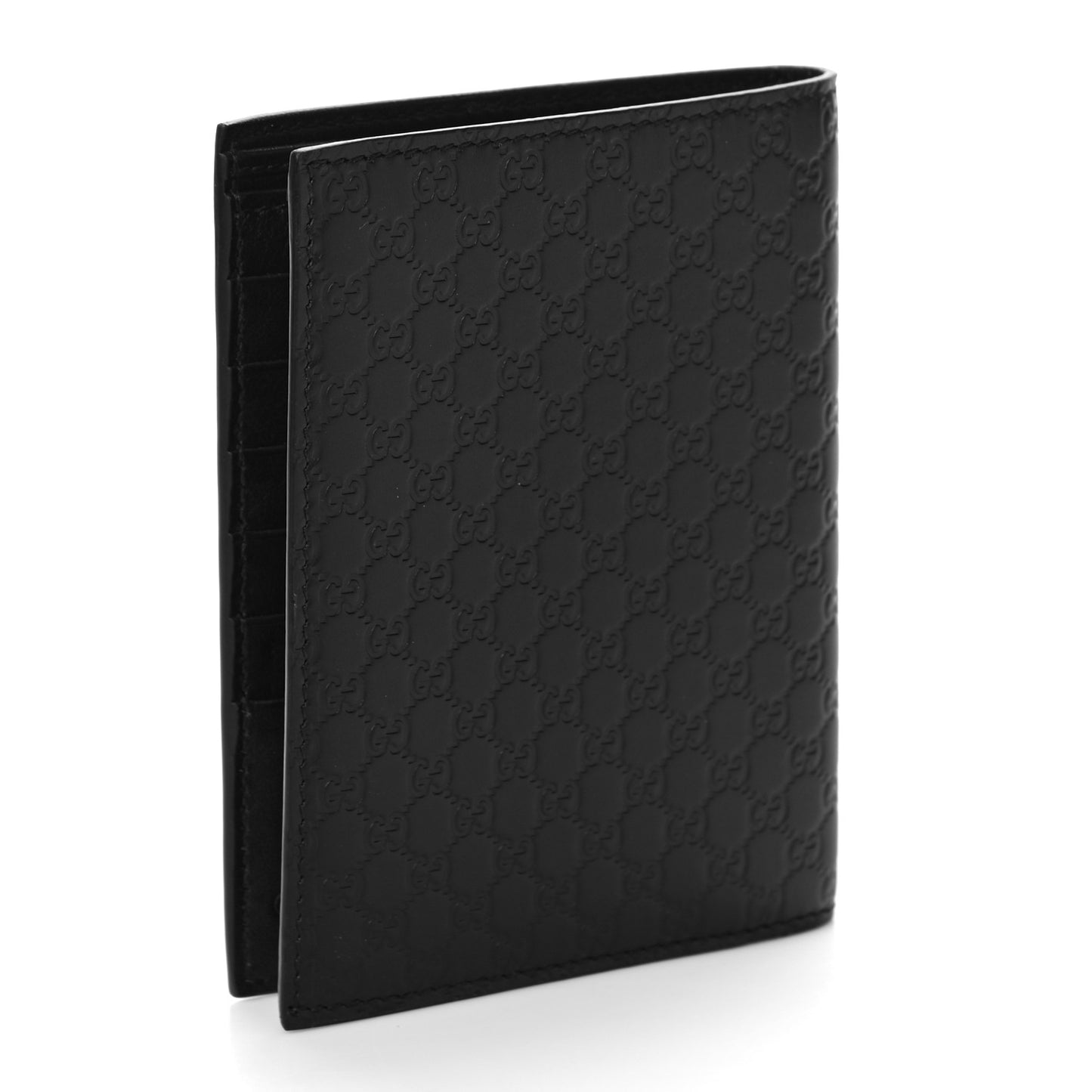 Microguccissima Passport Case Black
