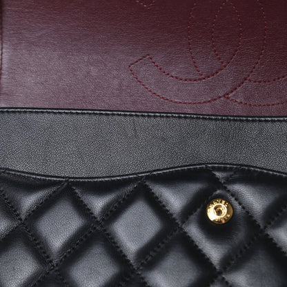 Chanel Lambskin Quilted Jumbo Double Flap Black 12 of 15