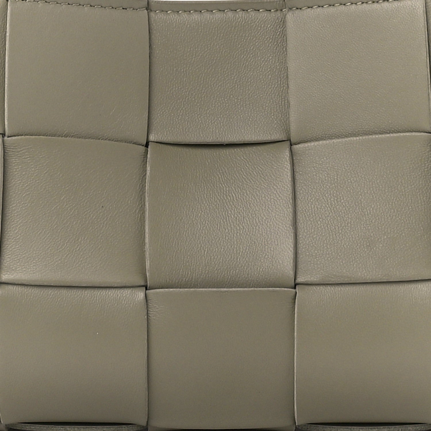 Bottega Veneta Calfskin Maxi Intrecciato Cassette Pouch On Strap Travertine 9 of 11
