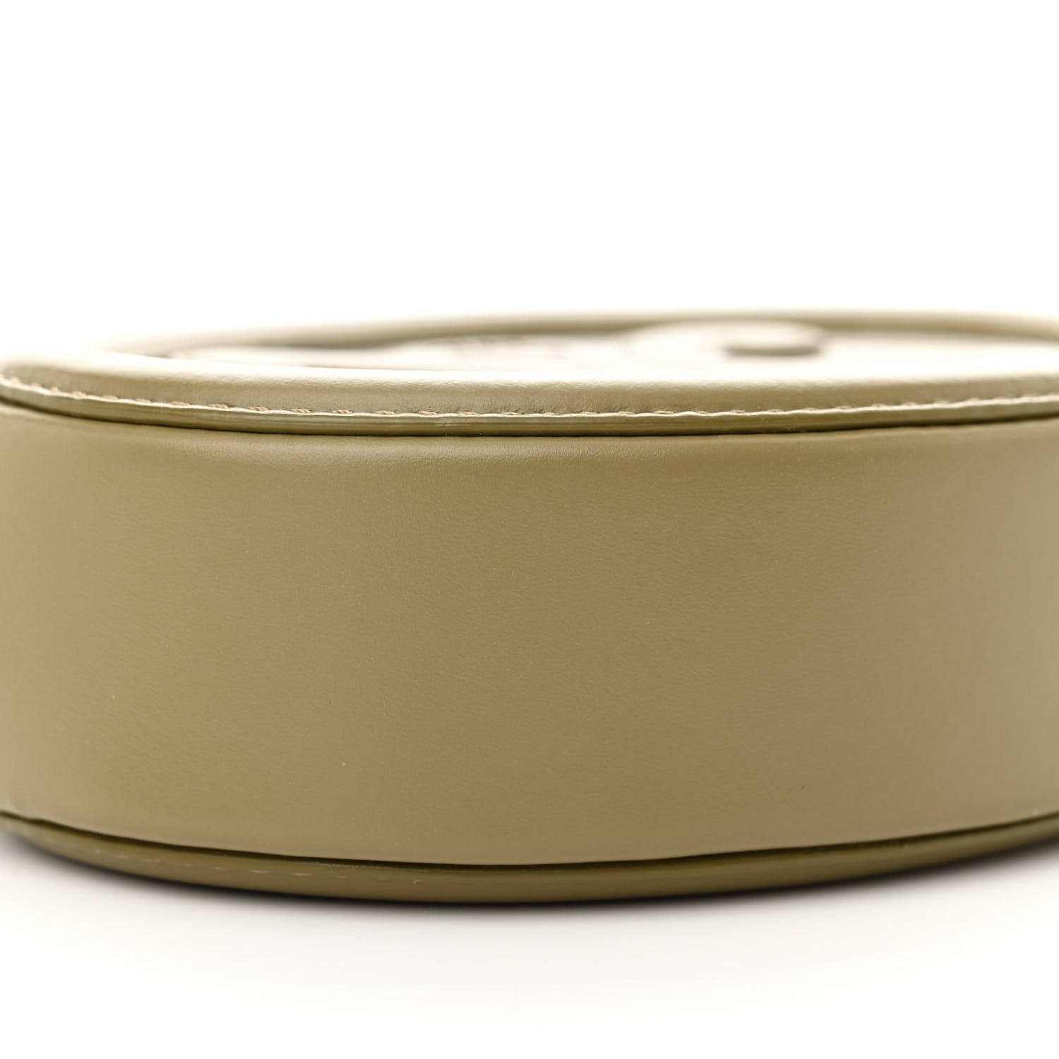 Celine Smooth Calfskin Cuir Small Triomphe Oval Purse Crossbody Olive 9 of 11