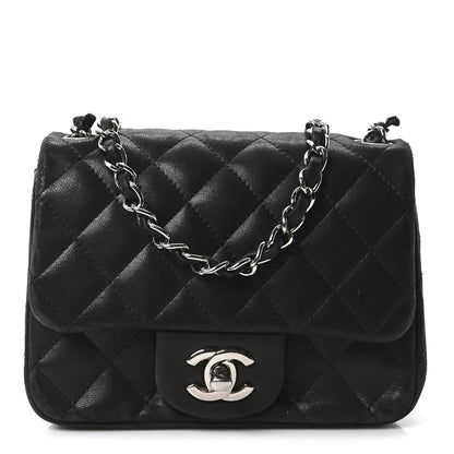 Chanel Lambskin Quilted Mini Square Flap Black 1 of 10
