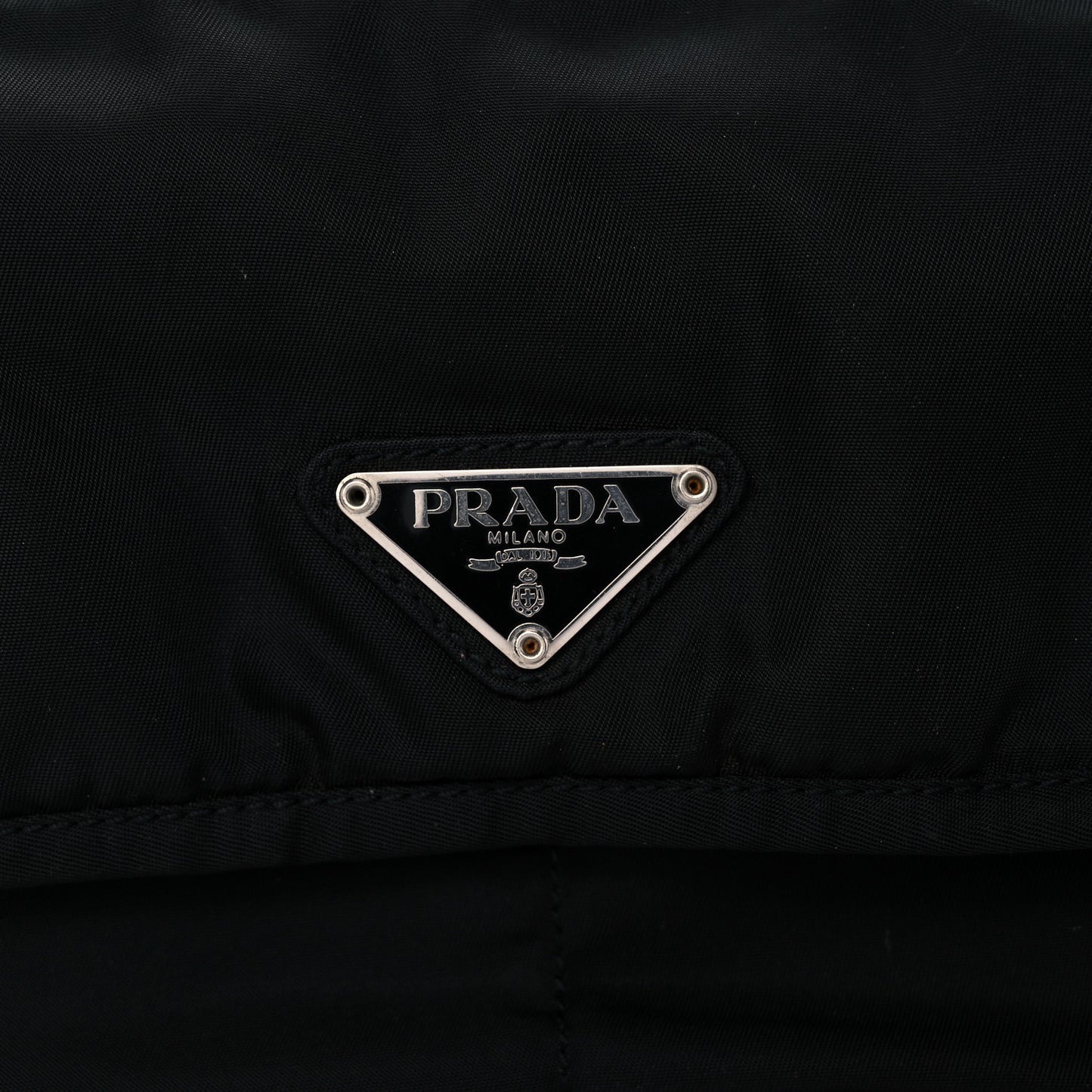 Tessuto Nylon Messenger Bag Black
