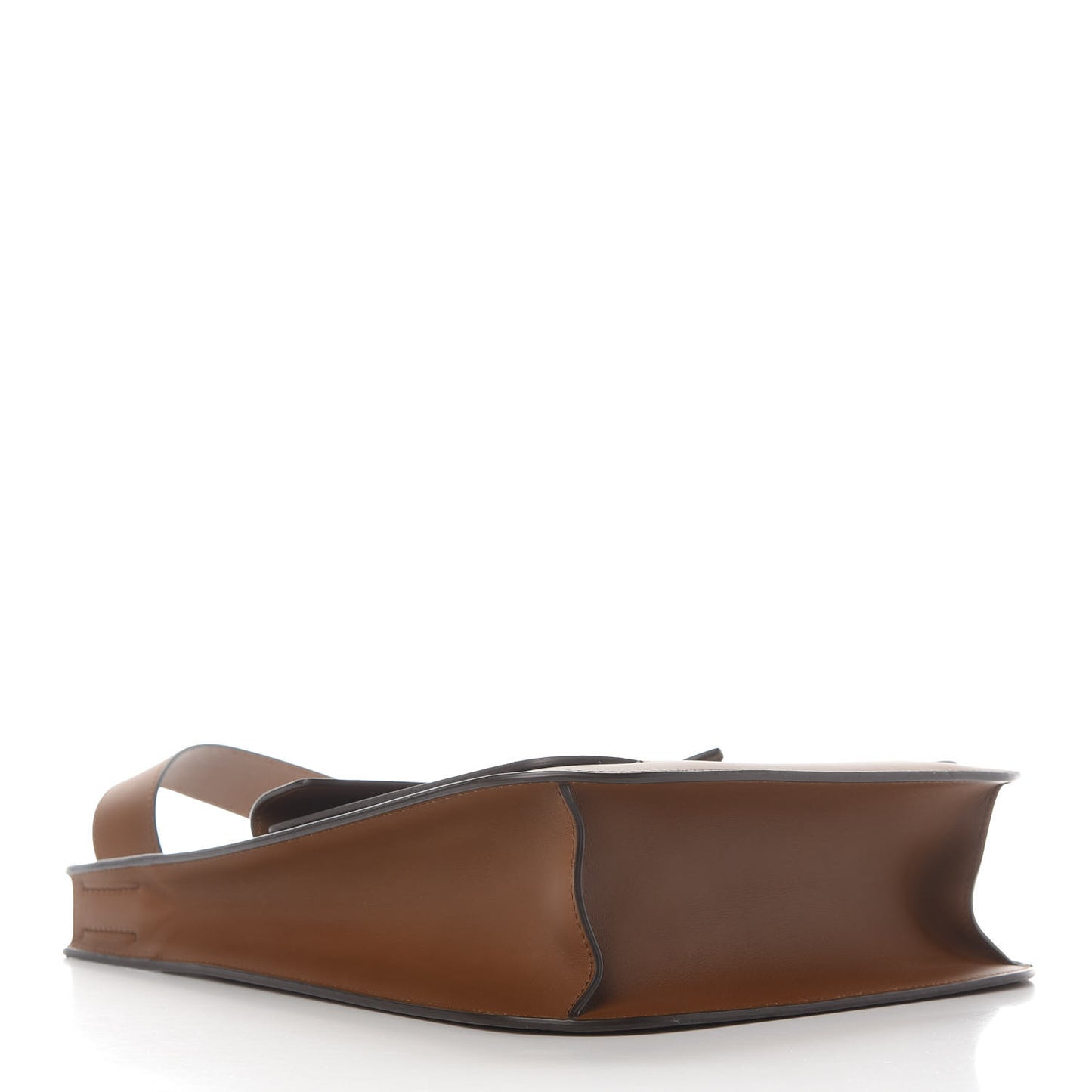 Calfskin T Twist Crossbody Bag Brown