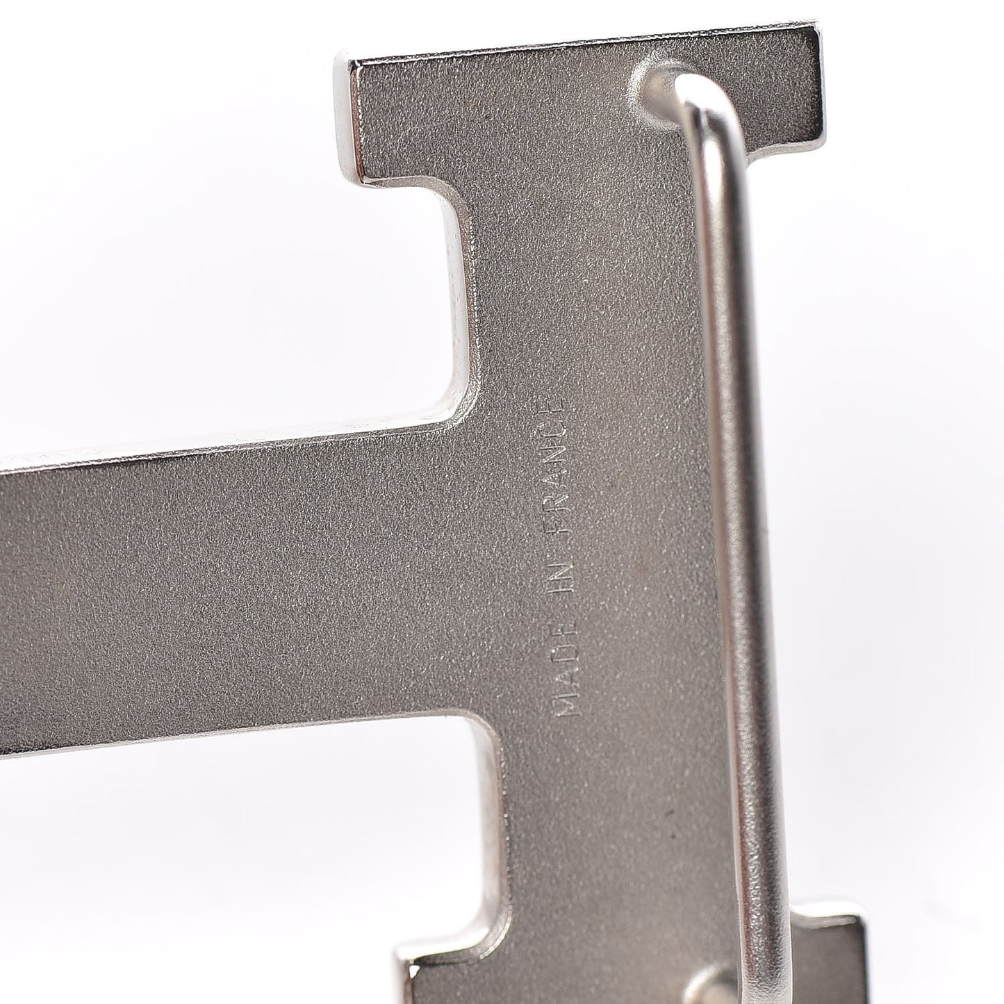 Brushed Palladium 32mm H Belt Buckle