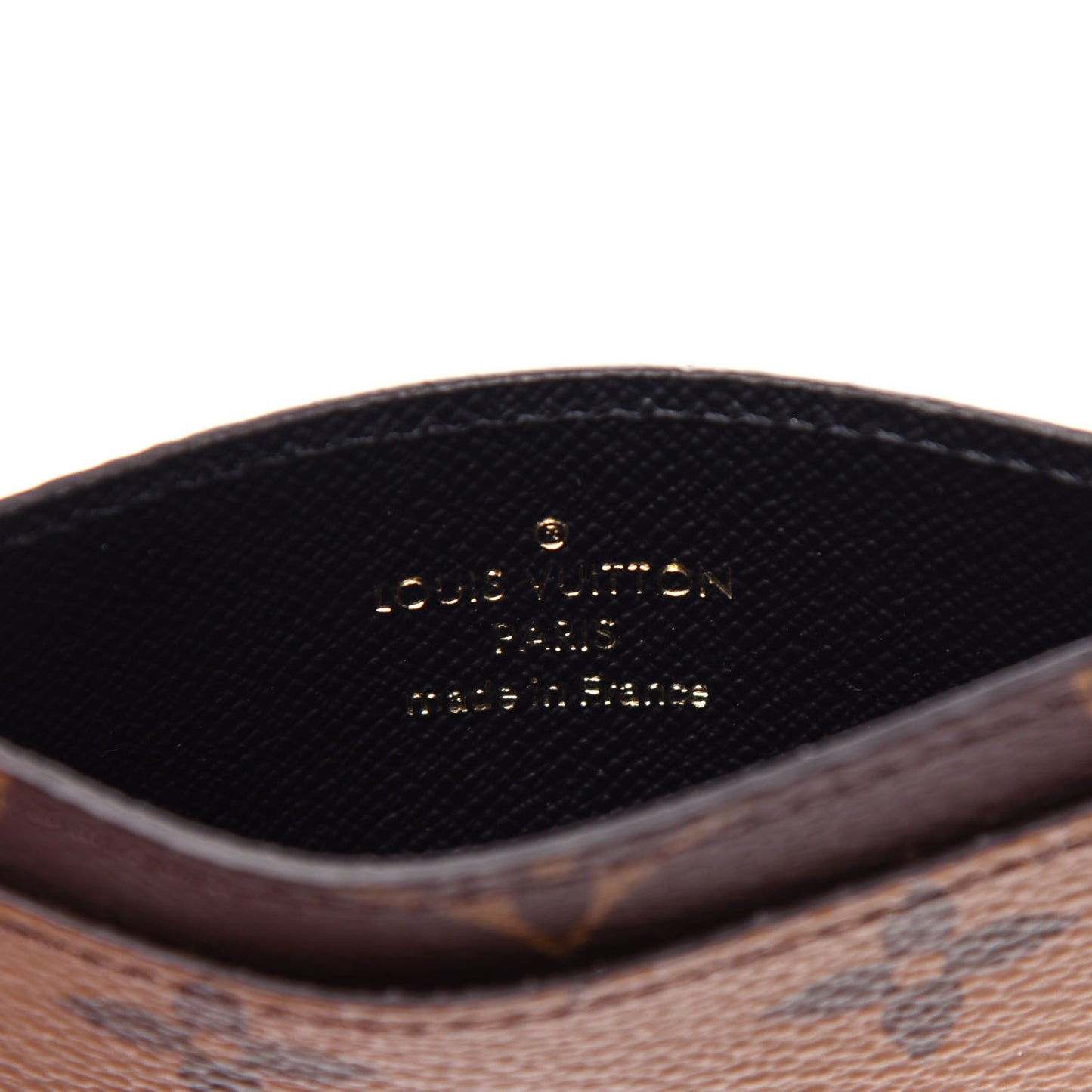 Reverse Monogram Card Holder