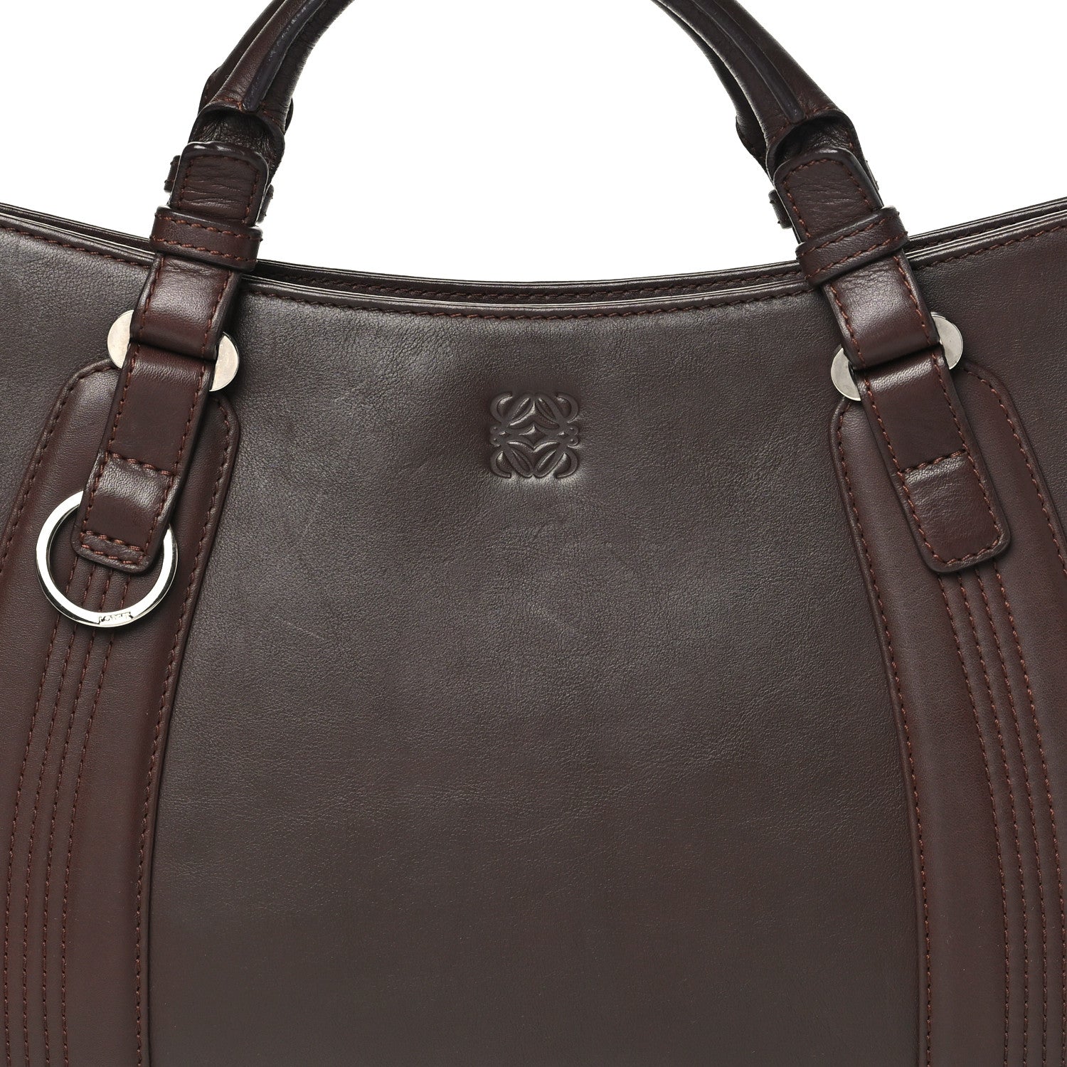 Loewe Nappa Anagram Bag Brown 7 of 9