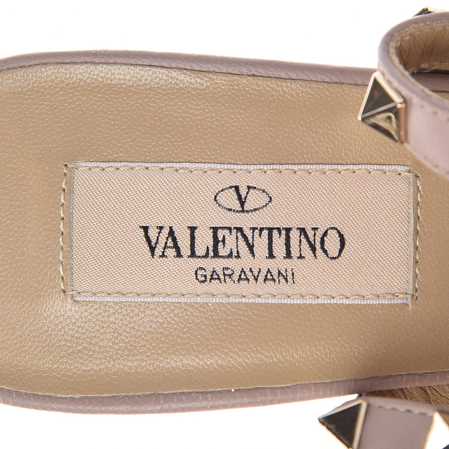 Valentino Garavani Calfskin Nappa Rockstud Ankle Strap 100mm Pumps 39.5 Smeraldo Poudre 7 of 9