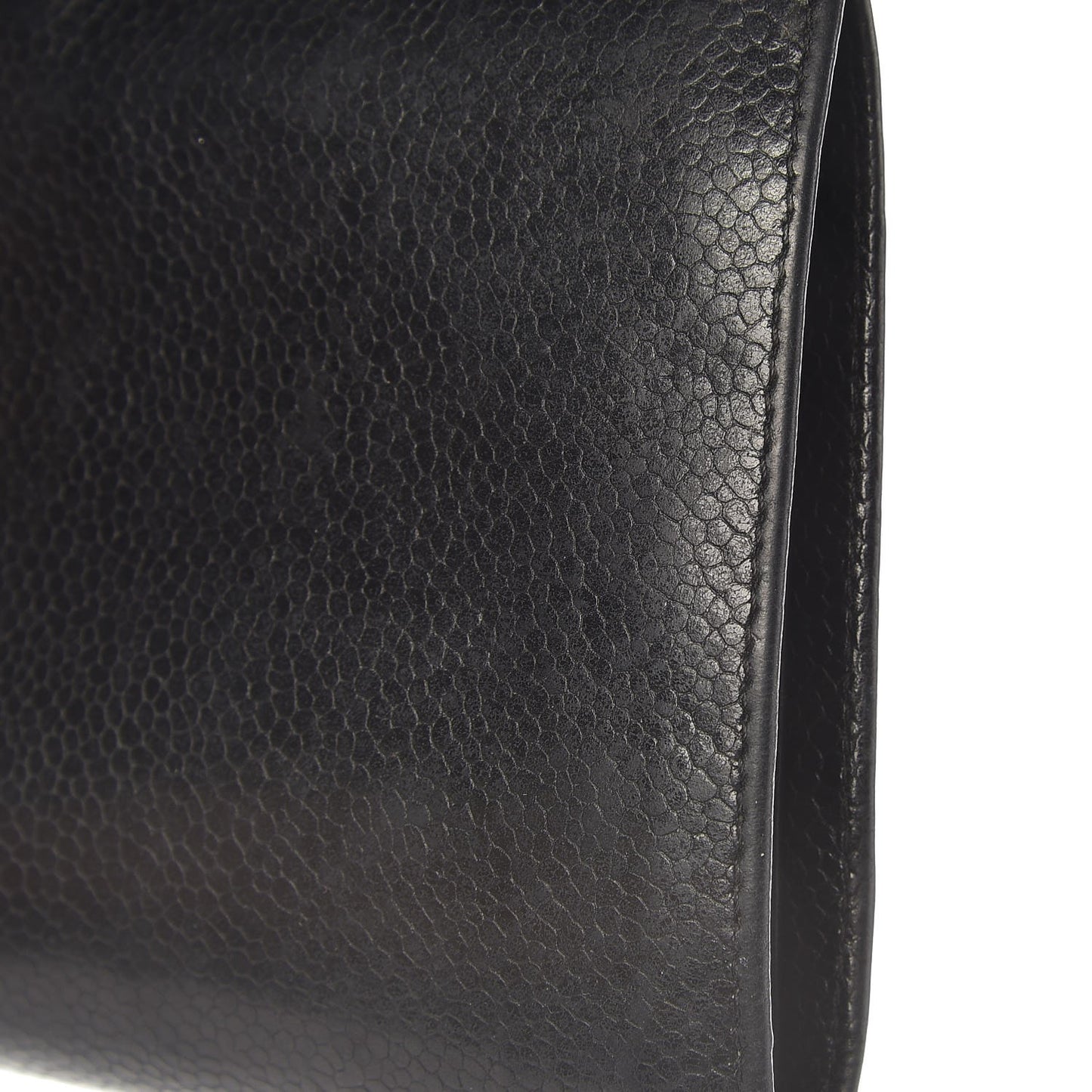 Caviar Timeless CC French Wallet Black