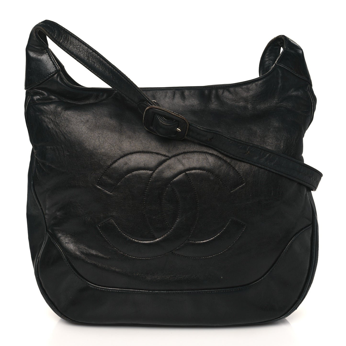 Calfskin CC Hobo Black