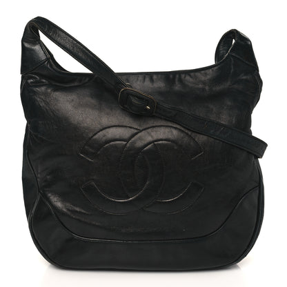 Chanel Calfskin CC Hobo Black 1 of 9