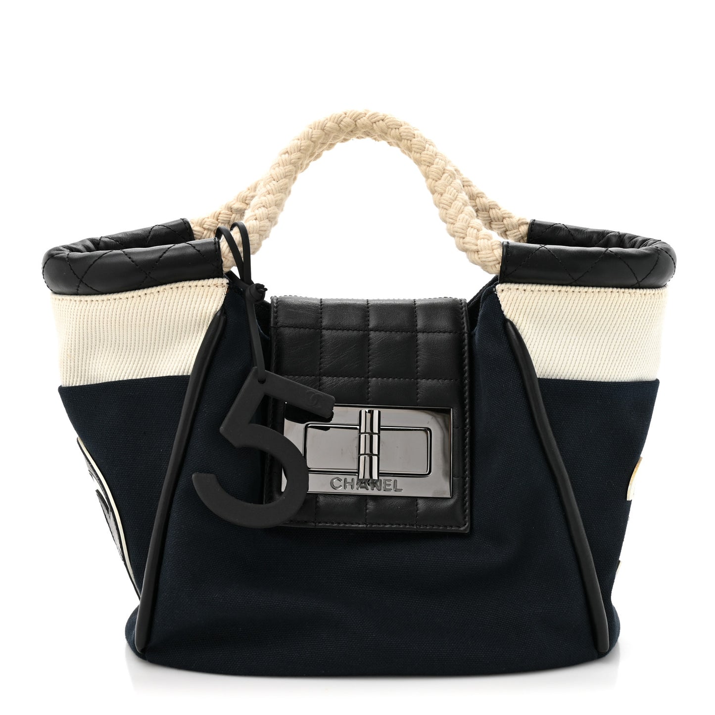 Canvas Cruise 31 Rue Cambon Rope Cabas Tote Navy