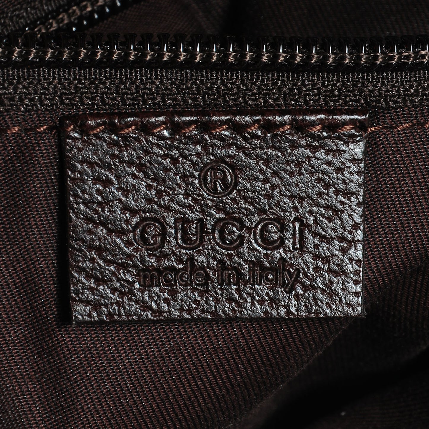 Monogram Web Small Flat Messenger Bag Dark Brown