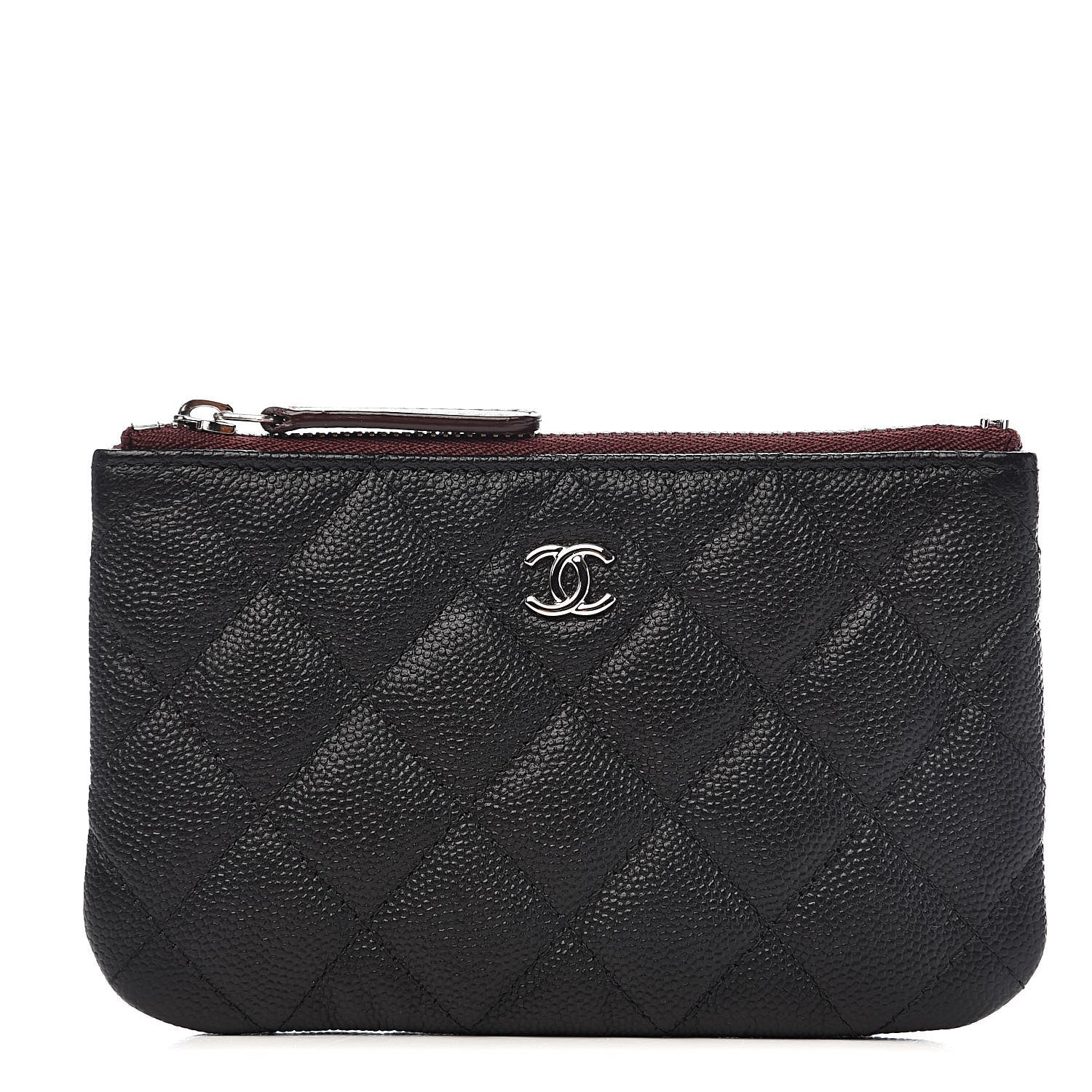 Chanel Caviar Quilted Small Cosmetic Case Black 1 of 8