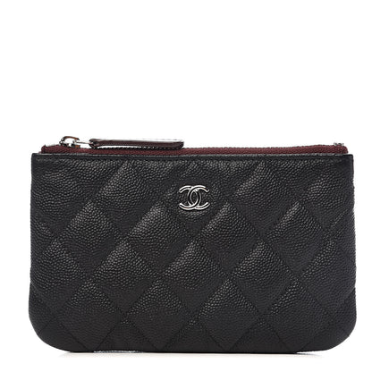 Chanel Caviar Quilted Small Cosmetic Case Black 1 of 8