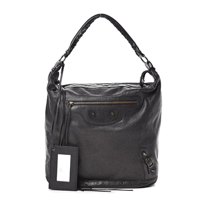 Balenciaga Agneau Classic Hardware Day Hobo Black 1 of 13