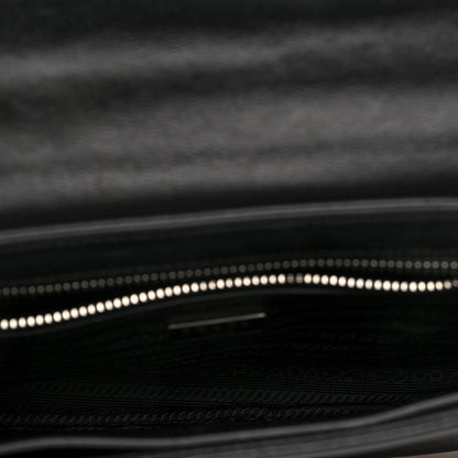 Prada Nappa Diagramme Crossbody Bag Black 5 of 9