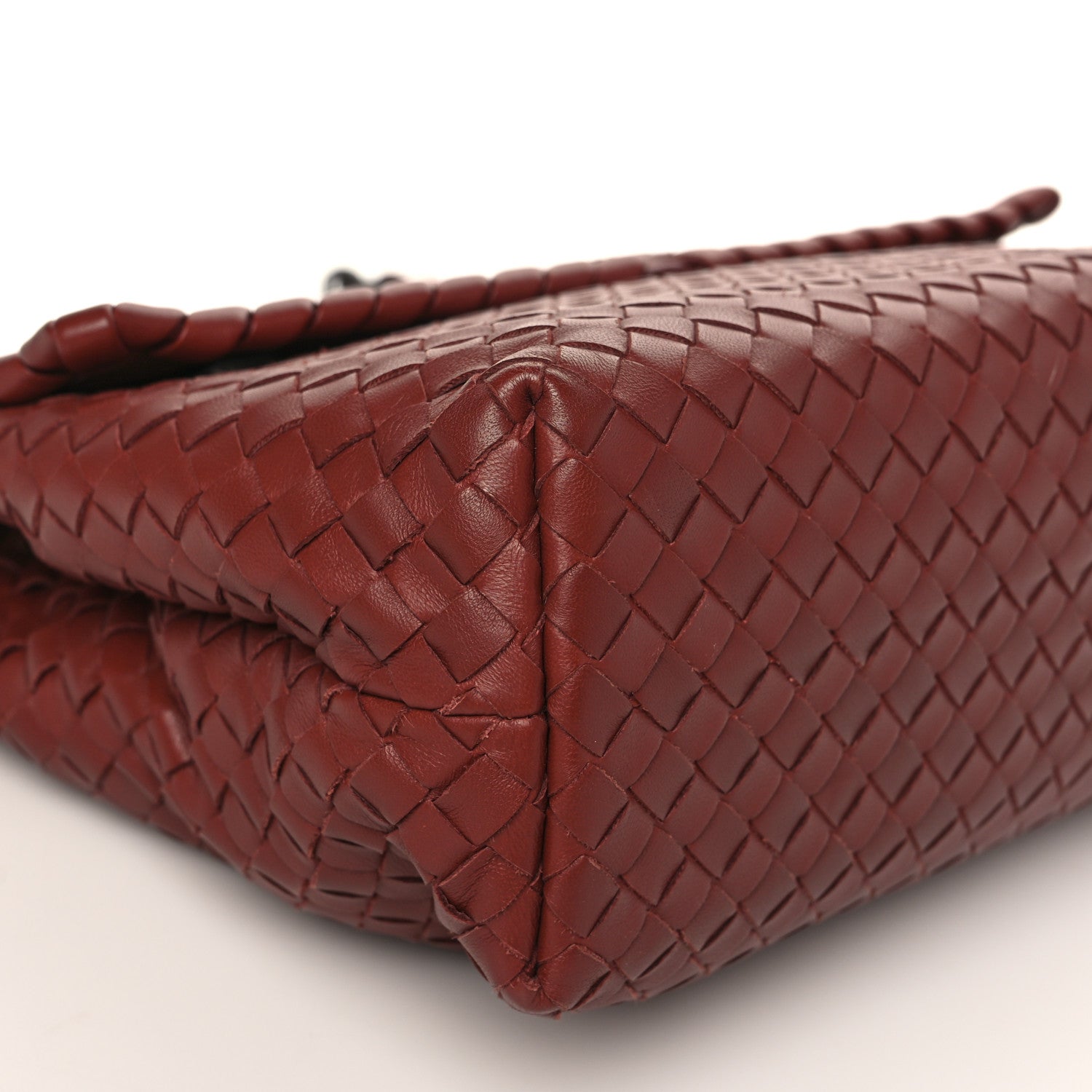 Bottega Veneta Nappa Intrecciato Large Olimpia Bag Rust 6 of 7